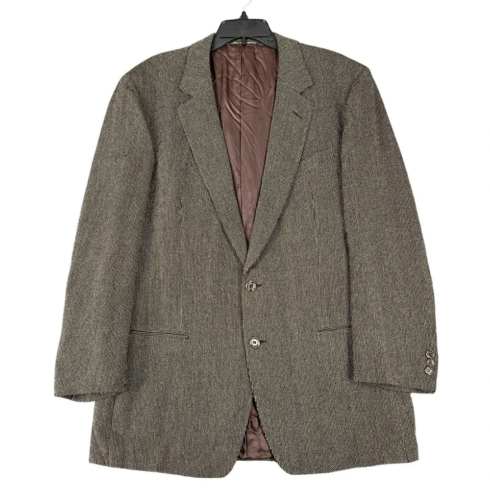 Ermenegildo Zegna Soft Blazer Mens 46‎ Wool 2 Button Sport Coat Professional